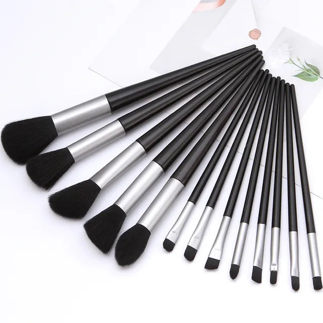 13Pcs Soft Fluffy Makeup Brushes Set for Cosmetics Foundation Blush Powder Eyeshadow Kabuki Blending Makeup Brush Beauty Tool