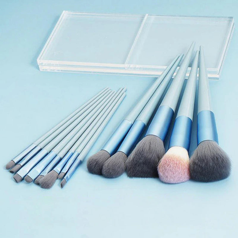 13Pcs Soft Fluffy Makeup Brushes Set for Cosmetics Foundation Blush Powder Eyeshadow Kabuki Blending Makeup Brush Beauty Tool